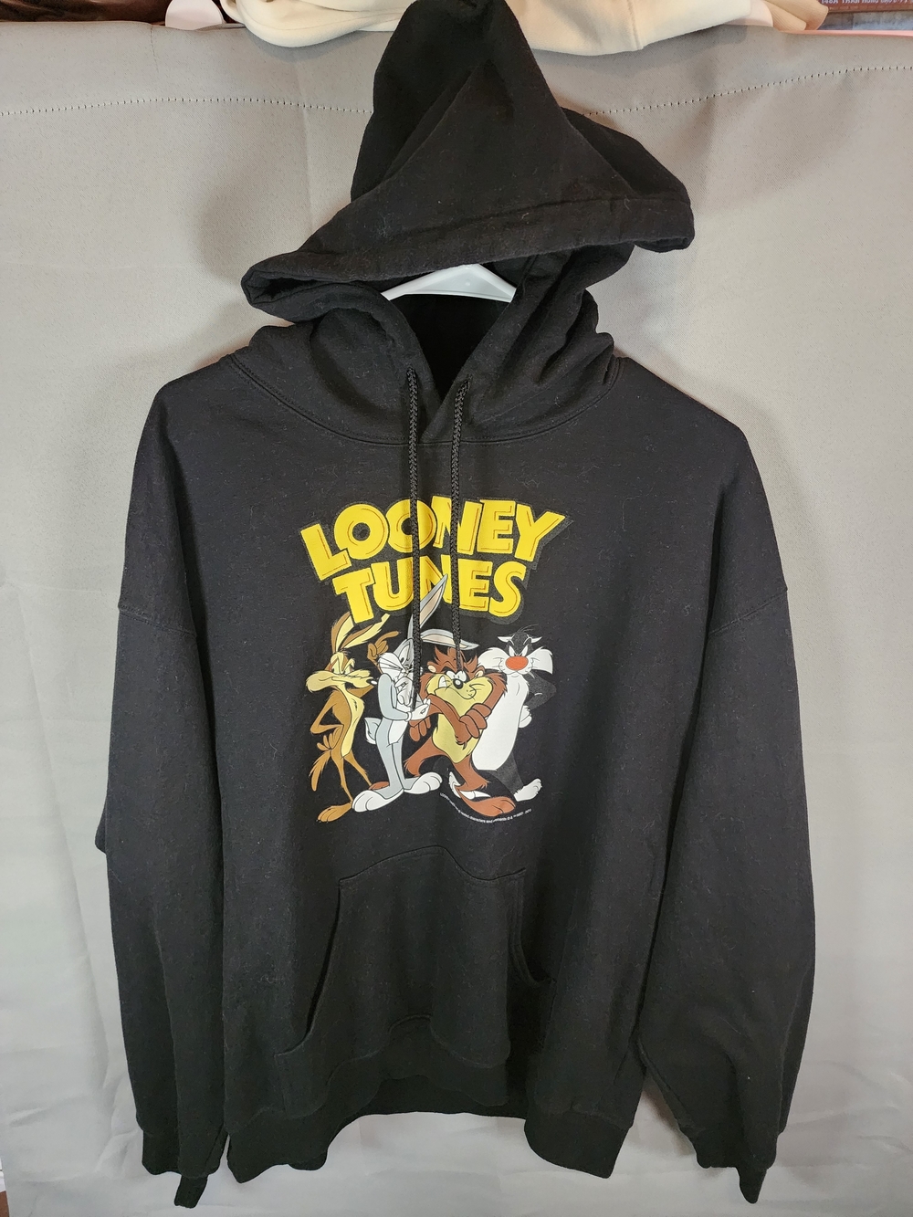 Looney Tunes Black XL Hoodie By Freeze.